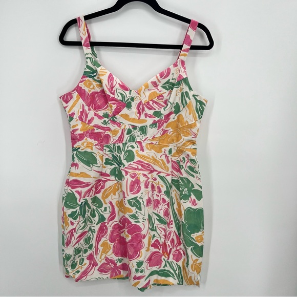 Showpo Argel Dress Electric Floral Pastel Denim Jeans Bodycon Sheath Biker 10 - Picture 6 of 12